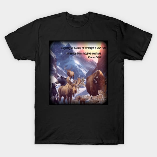 The beasts of the Rocky Mountains T-Shirt by ericbear36